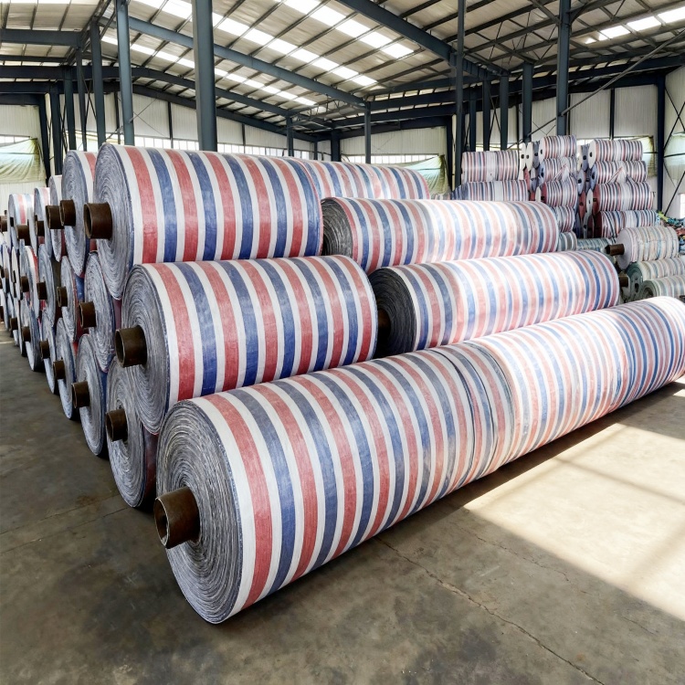 包头8米X30米彩条布厂家直供，防水布大量批发，规格可定制